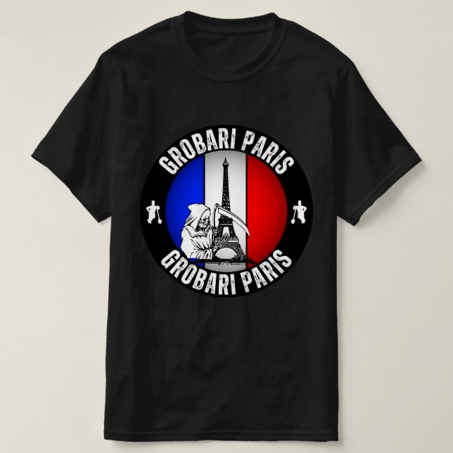 T-shirt Grobari Paris France  (Design devant)