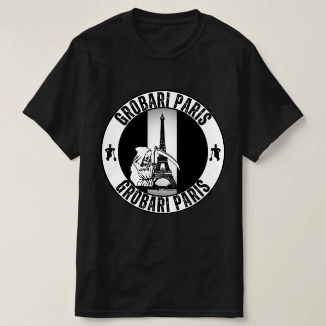 T-shirt Grobari Paris France Tour Eiffel (Design devant)
