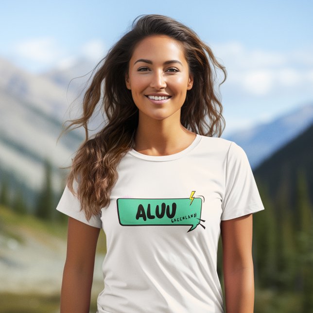 T-shirt Groenland Bonjour Aluu Groenland Groenland Groenla (Créateur téléchargé)