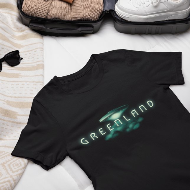 T-shirt Groenland OVNI Spacship Flying Saucer Sigher (Créateur téléchargé)