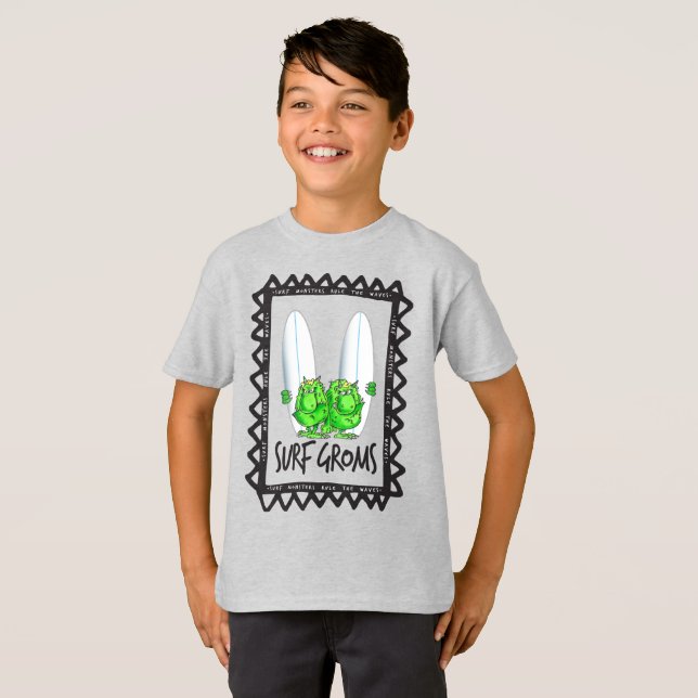 T-shirt groms 2020 (noir) (Devant entier)