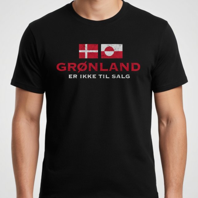 T-shirt Grønland Er Ikke Til Greenland Denmark  (Créateur téléchargé)
