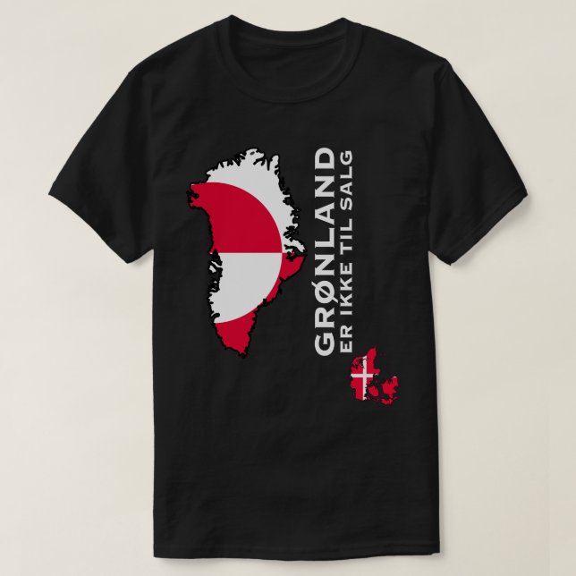 T-shirt Grønland N'est Pas à Vendre M (Design devant)