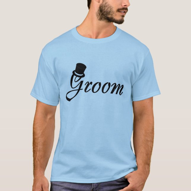 T-shirt Groom (chapeau supérieur) (Devant)