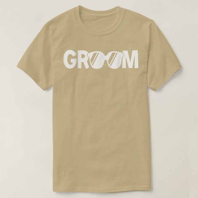 T-shirt Groom Correspondance Mariage Fête Meilleur Homme D (Design devant)