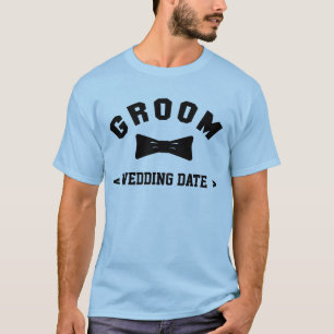T-shirt Groom (date du Mariage)