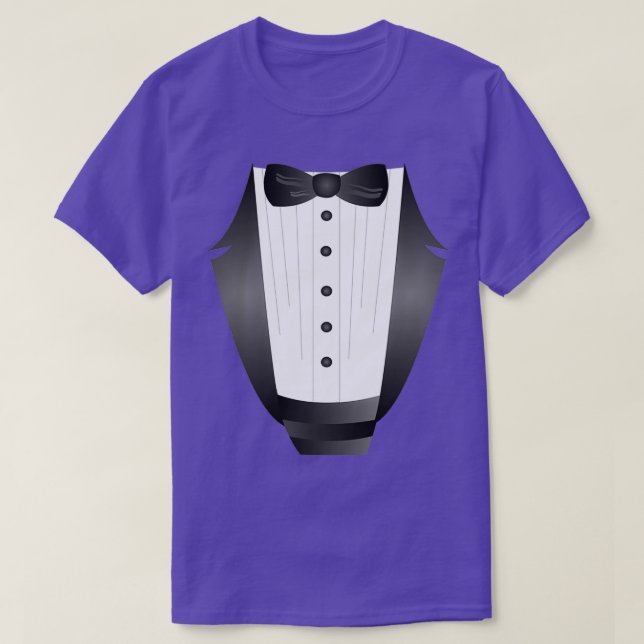 T-shirt Groom mariage soirée célibataire nouveauté Tuxedo (Design devant)