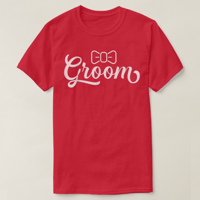 T-shirt Groom Party Bachelor Wedding  (Design devant)