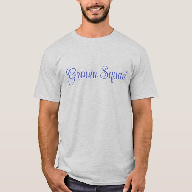T-shirt Groom Squad (Devant)