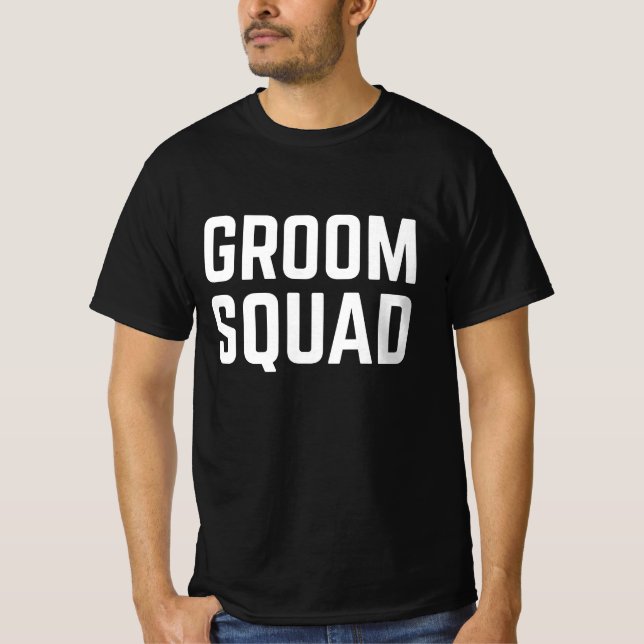 T-shirt Groom Squad (Devant)