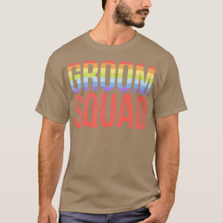 T-shirt Groom Squad Bachelor Party Gay pride Lgbt