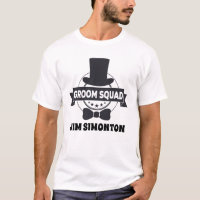 Groom Squad Black White Bachelor Party