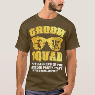 T-shirt Groom Squad Bucks Groom Groomsmen Bachelor Party