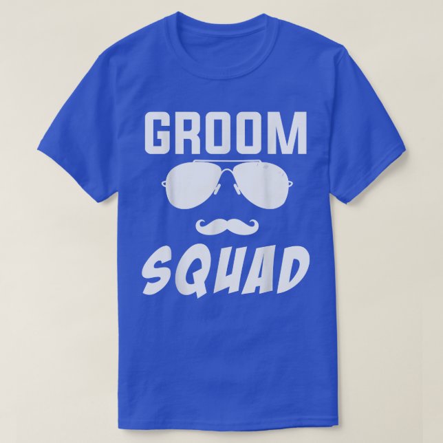 T-shirt Groom Squad Party de mariage (Design devant)