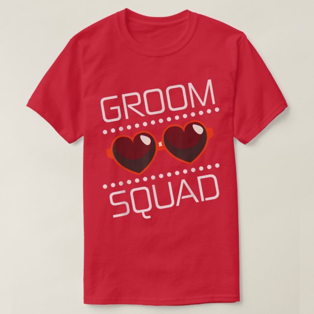 T-shirt Groom Squad Party de mariage (Design devant)