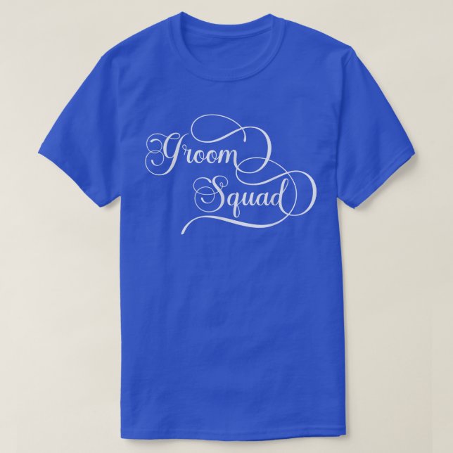 T-shirt Groom Squad (Soirée de Mariage) (Design devant)