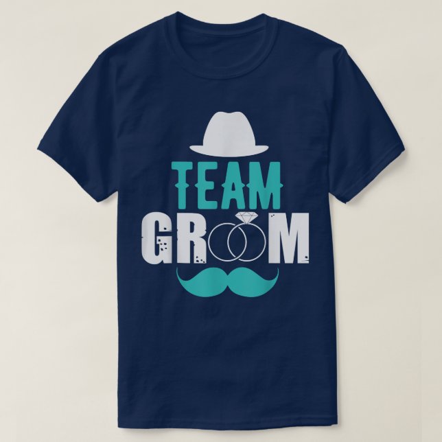 T-shirt Groom Team Bachelor Party Squad or Wedding  (Design devant)