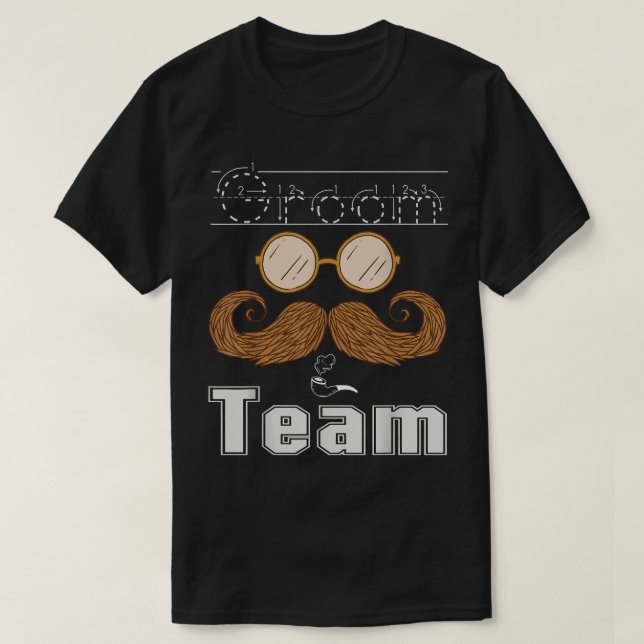 T-shirt Groom Team Ready Bride & Wedding Bachelor Matching (Design devant)