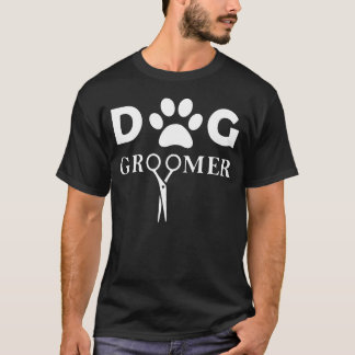 T-shirt Grooming Chien Groomer Hommes Femmes Hommes Groome