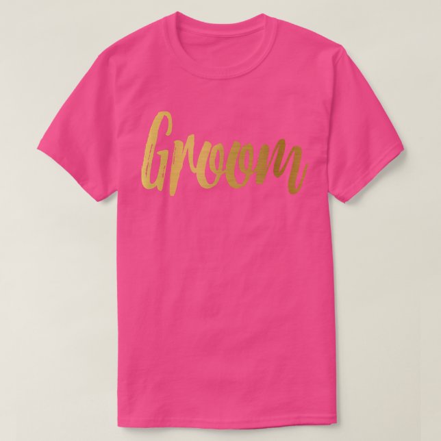 T-shirt GroomMatching Wedding Bride Bachelor Party  (Design devant)