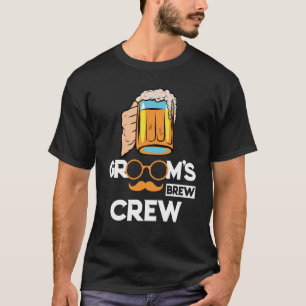 T-shirt Groom's Brew Crew Groomsmen Bachelor Party