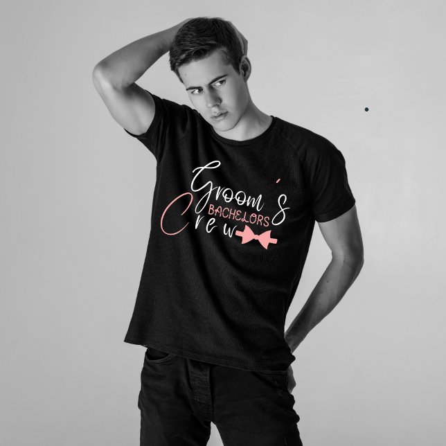 T-shirt Groom's Crew Groomsmen Bachelor Party (Créateur téléchargé)