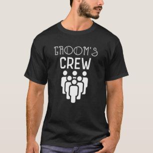 T-shirt Groom's Crew Groomsmen Bachelor Party cadeau