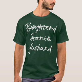 T-shirt Groom's Wedding Gift Not Boyfriend Fiance Marked O
