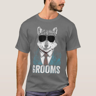 T-shirt Grooms Wolfpack Bachelor Party Groomsmen Wedding T