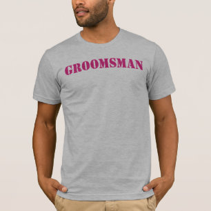 T-shirt Groomsman CHOISISSEZ VOTRE COULEUR !