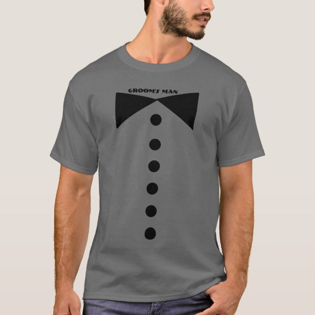 T-shirt Groomsman Shirt (Devant)