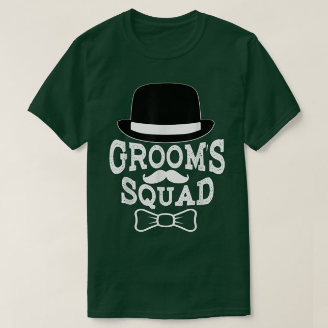 T-shirt Groomsmen Groom Squad (Design devant)