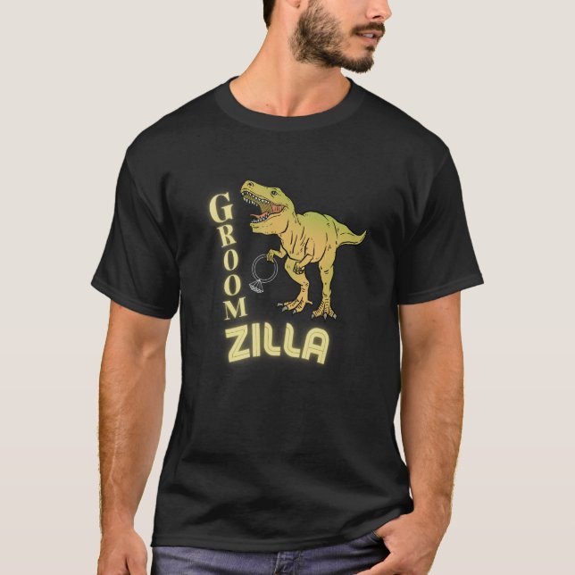 T-shirt Groomzilla Funny Groom Mariage mari (Devant)