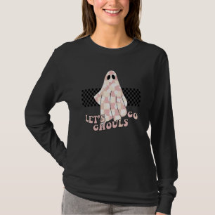 T-shirt Groovy Allons-y les Fantômes Halloween Épouvantabl