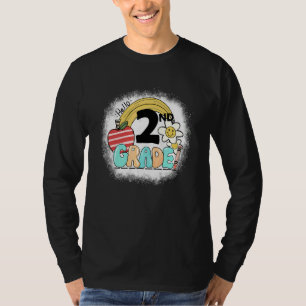 T-shirt Groovy Bonjour 2ème Deuxième Classe Enseignant Élè