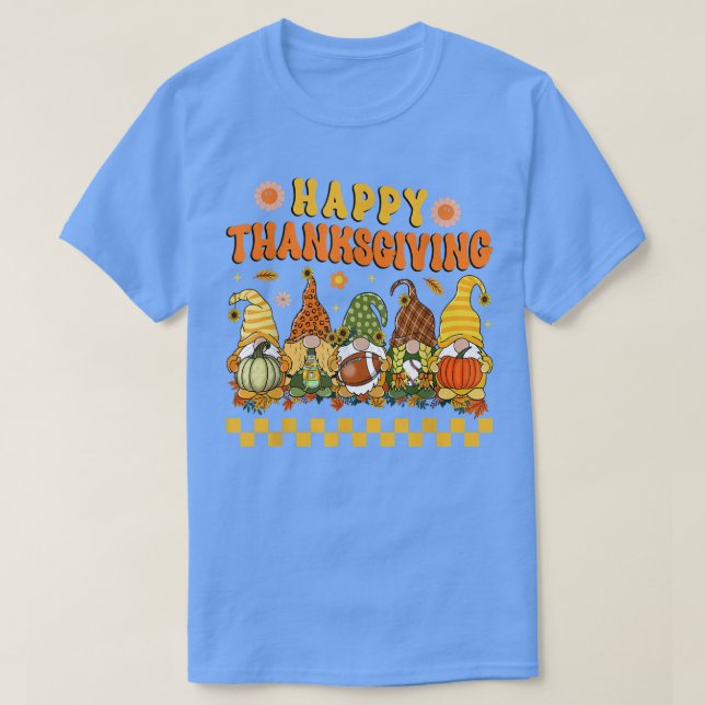 T-shirt Groovy Cute Gnome (Design devant)
