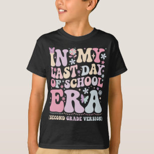 T-shirt Groovy de ma dernière journée d'école à l'époque d