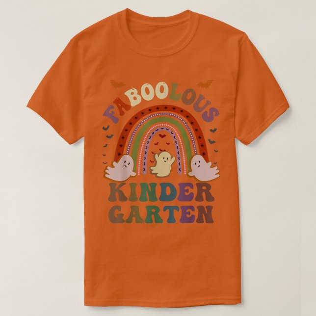 T-shirt Groovy Faboolous KINDER GARTEN TEACHER Costume Thi (Design devant)