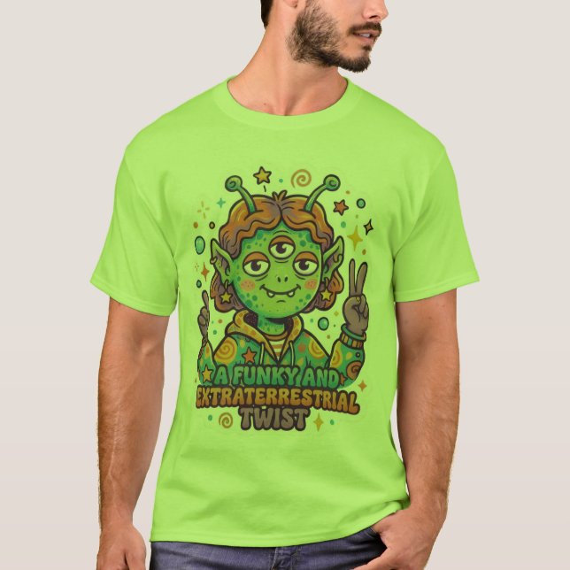 T-Shirt Groovy Galactique (Devant)