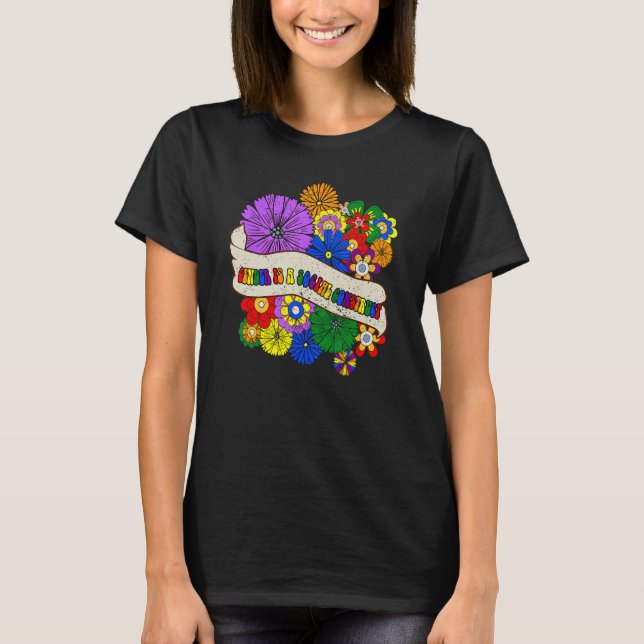 T-shirt Groovy Gender A Social Construct LGBTQ Gay Lesbian (Devant)