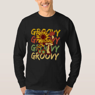 T-shirt Groovy Groovy Rétro Vintage Hippie Années 70 Stree