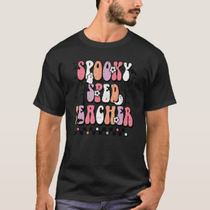 T-shirt Groovy Halloween Épouvantable Prof Spécialisé Farc