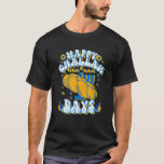 T-shirt Groovy Happy Challah Days Hanukkah Chanukah Jewish<br><div class="desc">Joyeux Jours de Challah super Fête juive de Hanoukka Chanukah.</div>