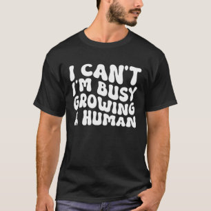 T-shirt Groovy je ne peux pas, je suis occupée à faire gra