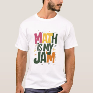 T-shirt Groovy Math est mon truc premier jour de rentrée s