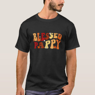 T-shirt Groovy Retro Bienheureux Pappy Vintage Thanksgivin