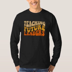 T-shirt Groovy Rétro Enseignement Futurs Leaders Retour À