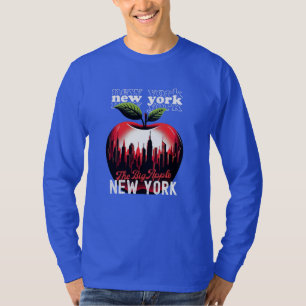 T-shirt Gros Apple   New York City   Retro Graphic