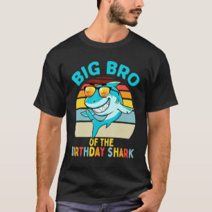 T-shirt Gros Bro De Requin Anniversaire Frère Correspondan
