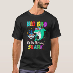 T-shirt Gros Bro Du Requin Anniversaire Famille Litt Anniv